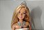 Barbie Sparkle Lights Pink Princess Mattel 2009 vestido da Barbie noiva - Imagem 3