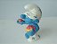 Miniatura de vinil Schleich de 1993 raro Smurf vagabundo Peyo - Imagem 1