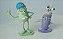 Miniatura Disney Pixar de Boo 4 cm e Zack 5 cm do Monstros S.A, 2001 - Imagem 1