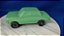 Ford corcel de plástico soprado Ford Corcel verde com listras, 19 cm, marca Joreal - Imagem 1