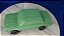 Ford corcel de plástico soprado Ford Corcel verde com listras, 19 cm, marca Joreal - Imagem 2