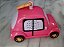 Carrinho de plástico Pixel Chix rosa com luz ,som , fala em português, 9 cm, Mattel 2005 - Imagem 6