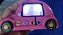 Carrinho de plástico Pixel Chix rosa com luz ,som , fala em português, 9 cm, Mattel 2005 - Imagem 3