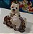 Estatueta de resina sem marca de 2 Westies 8 cm de altura 10 cm de largura - Imagem 2