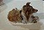 Estatueta de resina sem marca de Collie , 15 cm de comprimento; 8 cm de altura - Imagem 4