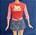 Saia, blusa, leggings e sapatos para Barbie fruit style, Mattel 2002 - Imagem 2