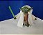 Boneco Star Wars Clone Wars 2009 Yoda desenho animado 5cm - Imagem 1