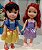Bonecas princesas Disney meninas, Ariel e Branca de Neve, 30 cm de altura - Imagem 2