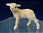 Miniatura de vinil Schleich ,filhote de carneiro bege, 5 cm - Imagem 1