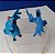 Playset araras azuis Blu e Jade ( 5 cm) e filhotes do cartoon Rio 2 Fox 2014, da Jakks - Imagem 4
