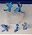 Playset araras azuis Blu e Jade ( 5 cm) e filhotes do cartoon Rio 2 Fox 2014, da Jakks - Imagem 5
