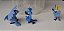Playset araras azuis Blu e Jade ( 5 cm) e filhotes do cartoon Rio 2 Fox 2014, da Jakks - Imagem 7