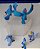 Playset araras azuis Blu e Jade ( 5 cm) e filhotes do cartoon Rio 2 Fox 2014, da Jakks - Imagem 9