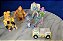 Playset Disney 2001 Pixar Monstros S.A, 6 itens , entre 5 cm o veiculo e 7 cm o Yeti is - Imagem 1
