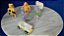 Playset Disney 2001 Pixar Monstros S.A, 6 itens , entre 5 cm o veiculo e 7 cm o Yeti is - Imagem 2