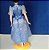 Dama azul com falha na maquiagem da Barbie Rosela ,princesa da Ilha, Mattel 2007 - Imagem 6