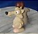 Esquilo Scrat de plastico, a corda, 9 cm, do desenho A era do Gelo, Fox 2010 - Imagem 2