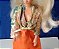 Roupa de festa de cartela vintage #7843 Barbie get ups and go 1974 - Imagem 2