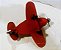 Miniatura de metal, avião com helice Retro vermelho decorativo,marca Berry Presidente aprox. 10cm - Imagem 5