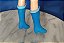 Botas azuis da boneca vintage sailor Mercury da coleção Dailor Moon, marca Irwin 2000 - Imagem 2