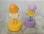 Bonecas de plástico moranguinhos com carimbo 5,5cm+2 cm - Imagem 3