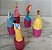Princesas Disney 8 cm que rodam sobre base 4 cm , promoção Nestlé - Imagem 5