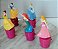 Princesas Disney 8 cm que rodam sobre base 4 cm , promoção Nestlé - Imagem 2