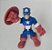 Boneco articulado Capitão América coleção Mar el Super hero Squad 6 cm, Hasbro 2010 - Imagem 1