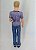 Boneco ken louro cabelo pintado roupa aleatória de outro Ken Mattel - Imagem 5