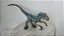 Dinossauro Velociraptor Blue 30 cm Jurassic World Mattel 2018 , olhos com dano no - Imagem 1