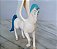 Miniatura Disney 1997 de Pegaso Pegasus do Hércules 10 cm comprimento 12 cm de altura - Imagem 3