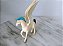 Miniatura Disney 1997 de Pegaso Pegasus do Hércules 10 cm comprimento 12 cm de altura - Imagem 1