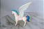Miniatura Disney 1997 de Pegaso Pegasus do Hércules 10 cm comprimento 12 cm de altura - Imagem 4