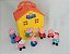 Casinha portátil 15x12x9 cm da Peppa pig e 6 bonecos 4,5 cm a 7,5 cm - Imagem 1