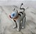 Miniatura de vinil gato Gilbert do Caillou, 5 cm de altura, , Cinar 2002 - Imagem 1