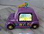 Carrinho de plástico Pixel Chix lilás com luz ,som , fala em português, 9 cm, Mattel 2005 - Imagem 1