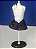 Vestido da Xuxinha da Mimo saia branca preta com desgaste no brilhoo - Imagem 1