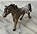 Playmobil, cavalo marrom traseira branca - Imagem 3