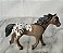 Playmobil, cavalo marrom traseira branca - Imagem 1