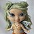 Boneca merfairy fada sereia cabelo verde coleção Barbie Fairytopia mermaidia 2005, 14 cm - Imagem 2