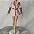 Roupa de Cartela Casaco de pelúcia + sapatos brancos Barbie mattel - Imagem 1