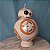Droid BB8 da Star Wars, the last Jedi, LFL Disney 2018, luz, ruído e faz bolinha de sabão, 25x15x15 cm - Imagem 1