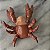 Miniatura Disney vintage Sebastião caranguejo de A pequena sereia, 6 cm - Imagem 5