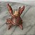Miniatura Disney vintage Sebastião caranguejo de A pequena sereia, 6 cm - Imagem 4