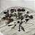 Mega blogs, lote sucata mini figuras guerreiros medievais e acessórios - Imagem 7