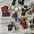 Mega blogs lote sucata mini figuras Piratas do Caribe, Marvel e Xandred do Power Rangers do hero bloks e acessorios - Imagem 4
