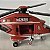 Miniatura de metal Helicóptero Blade Ranger da Disney Planes, fire and Rescue faltando a porta, Mattel 2013, 16 cm comprimento - Imagem 6
