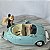 Carro conversível 21 cm Mattel Shorties 2004, faltando parabrisa e mini boneca peek-a-boo Mini B com pet 6,5 cm e 3 cm, Mattel 2009 - Imagem 5