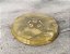 Futebol de botão amarelo ouro com bola de ouro 3 cm diâmetro. - Imagem 2