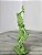 Figura plástica verde de indio 13 cm, sem marca - Imagem 3
